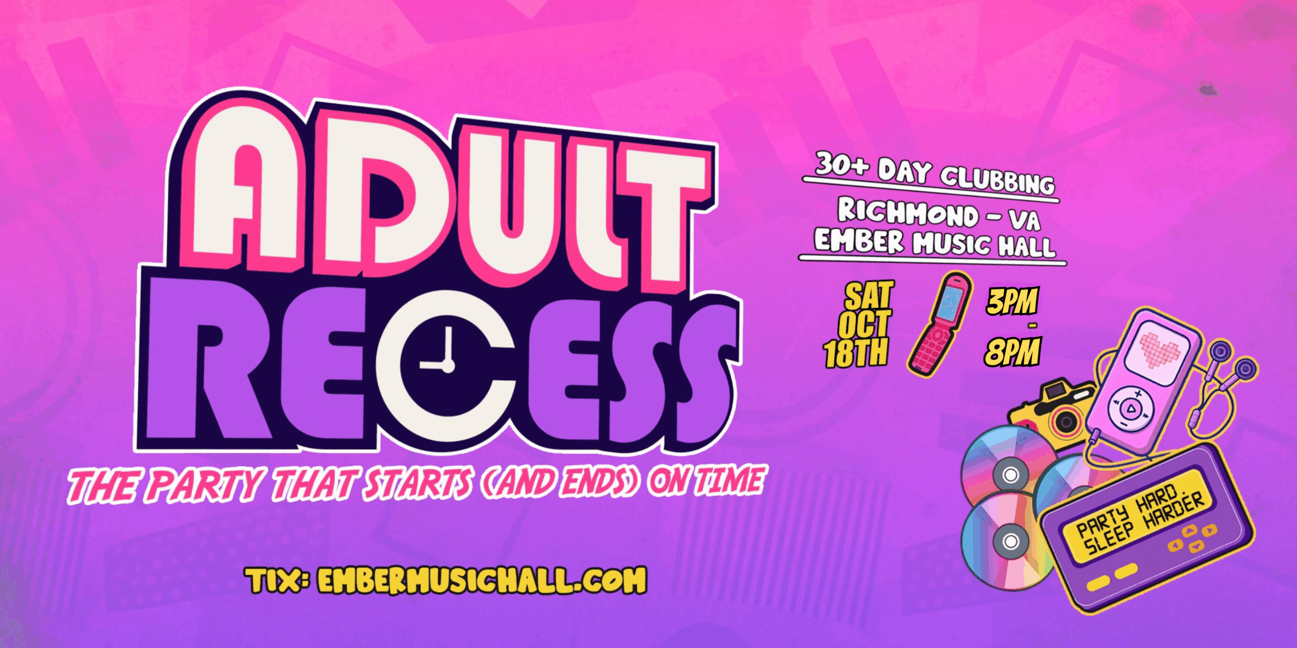 Adult Recess – 30+ Day Clubbing