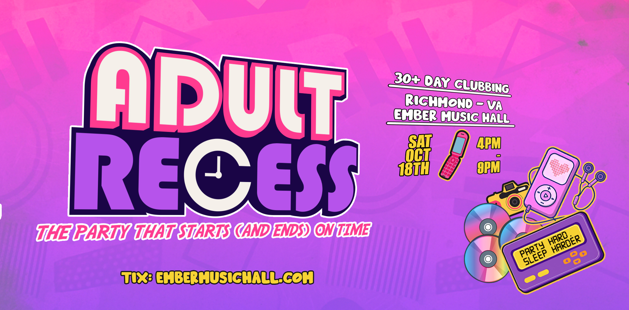Adult Recess – 30+ Day Clubbing