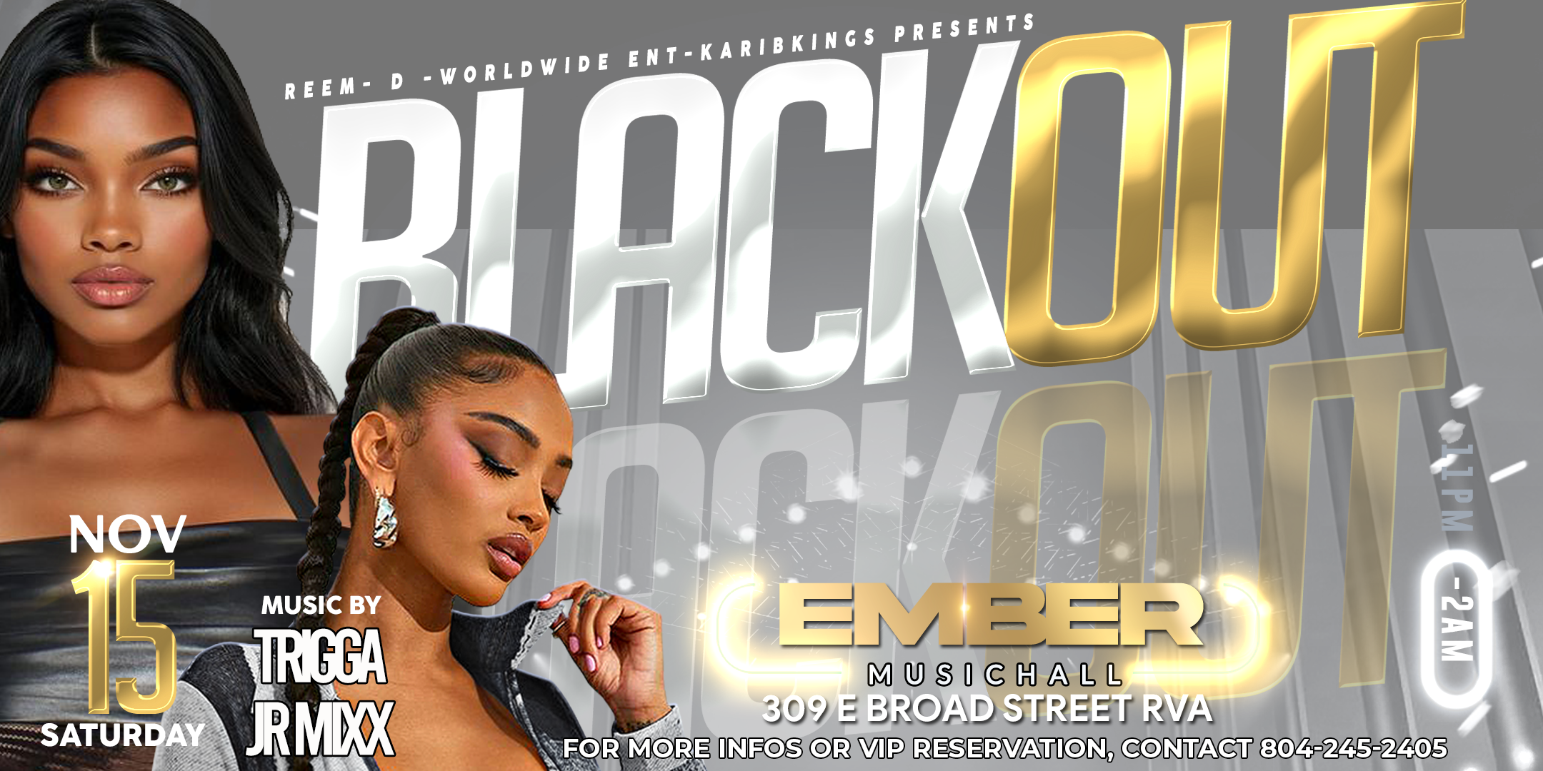 Black Out Caribbean Night