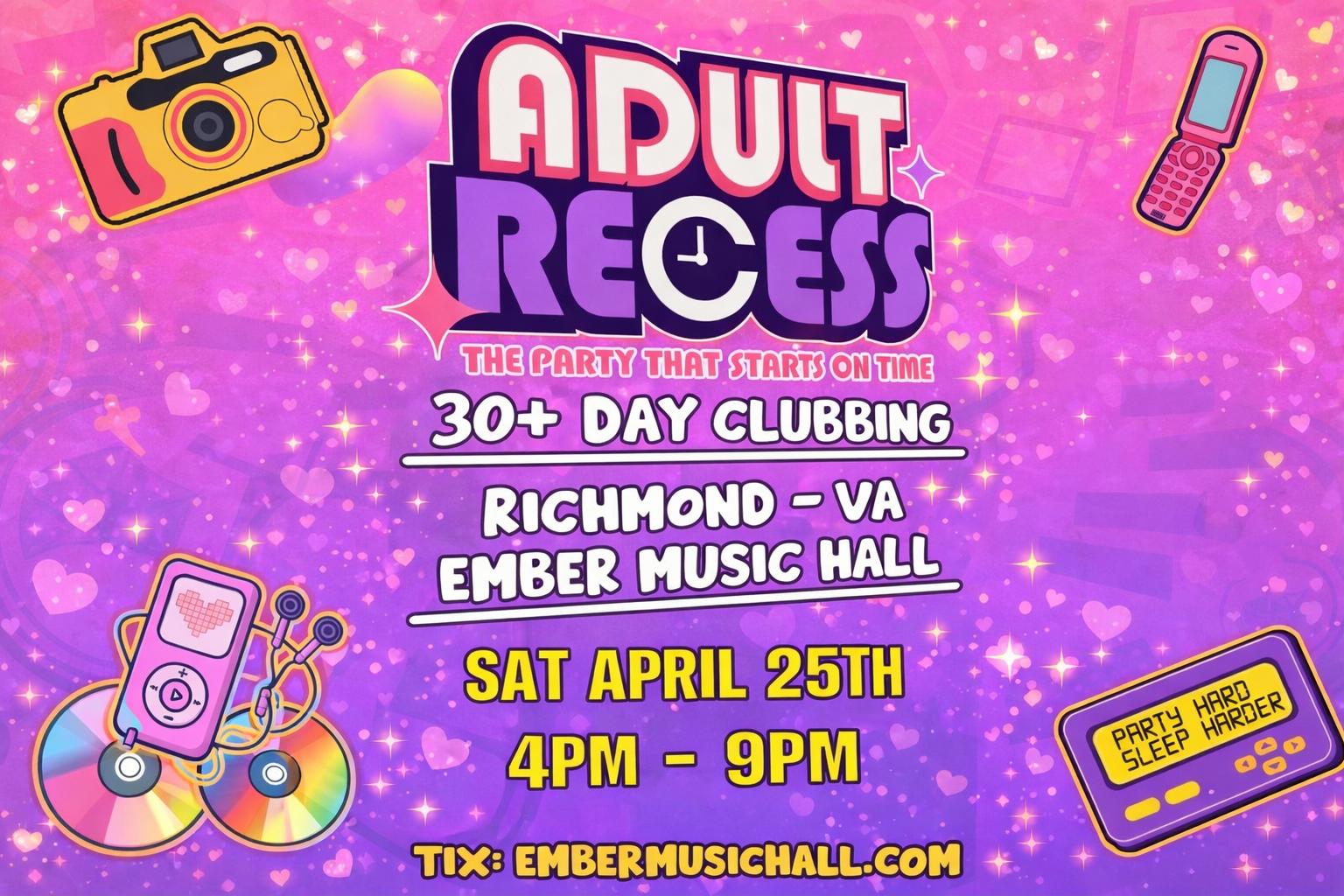 Adult Recess in Richmond VA – 30+ Daytime Clubbing!