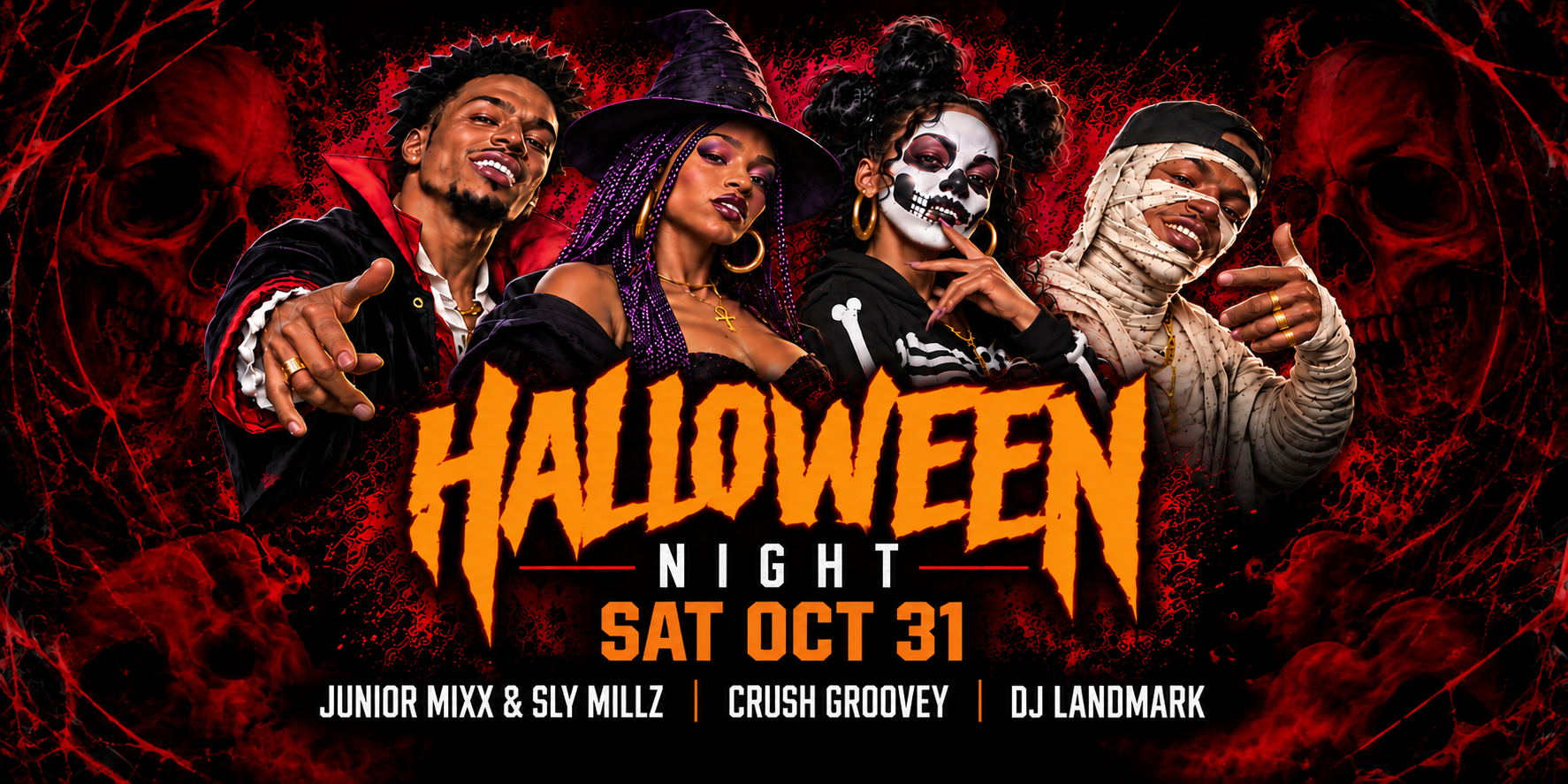 Halloween Night: Hip-Hop vs Reggae at Ember Music Hall