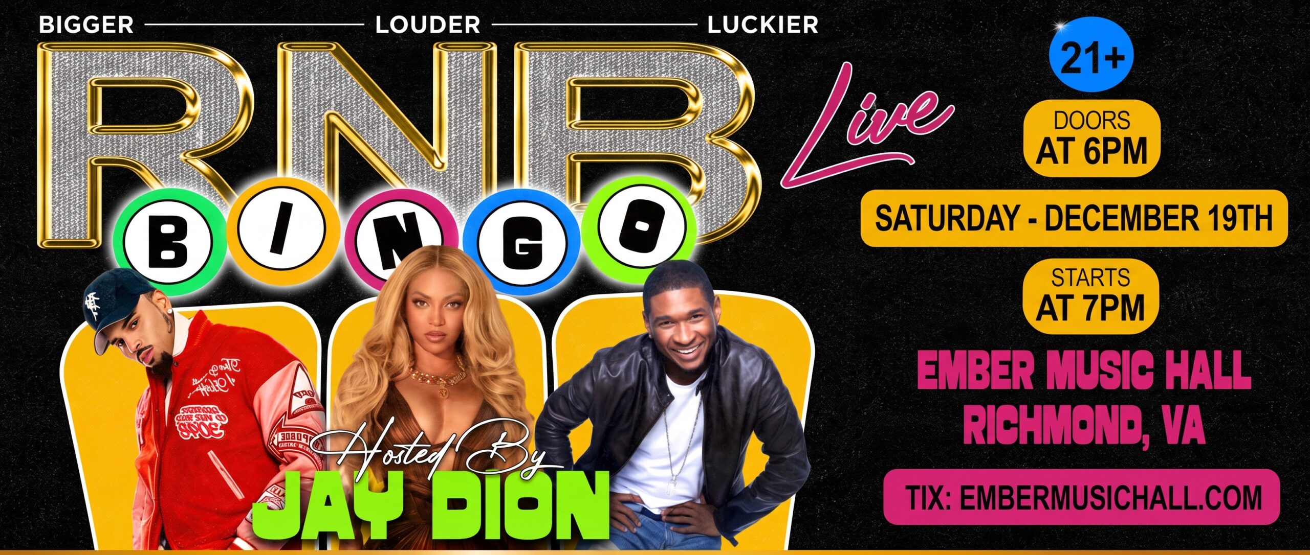 RNB Bingo Live at Ember Music Hall!